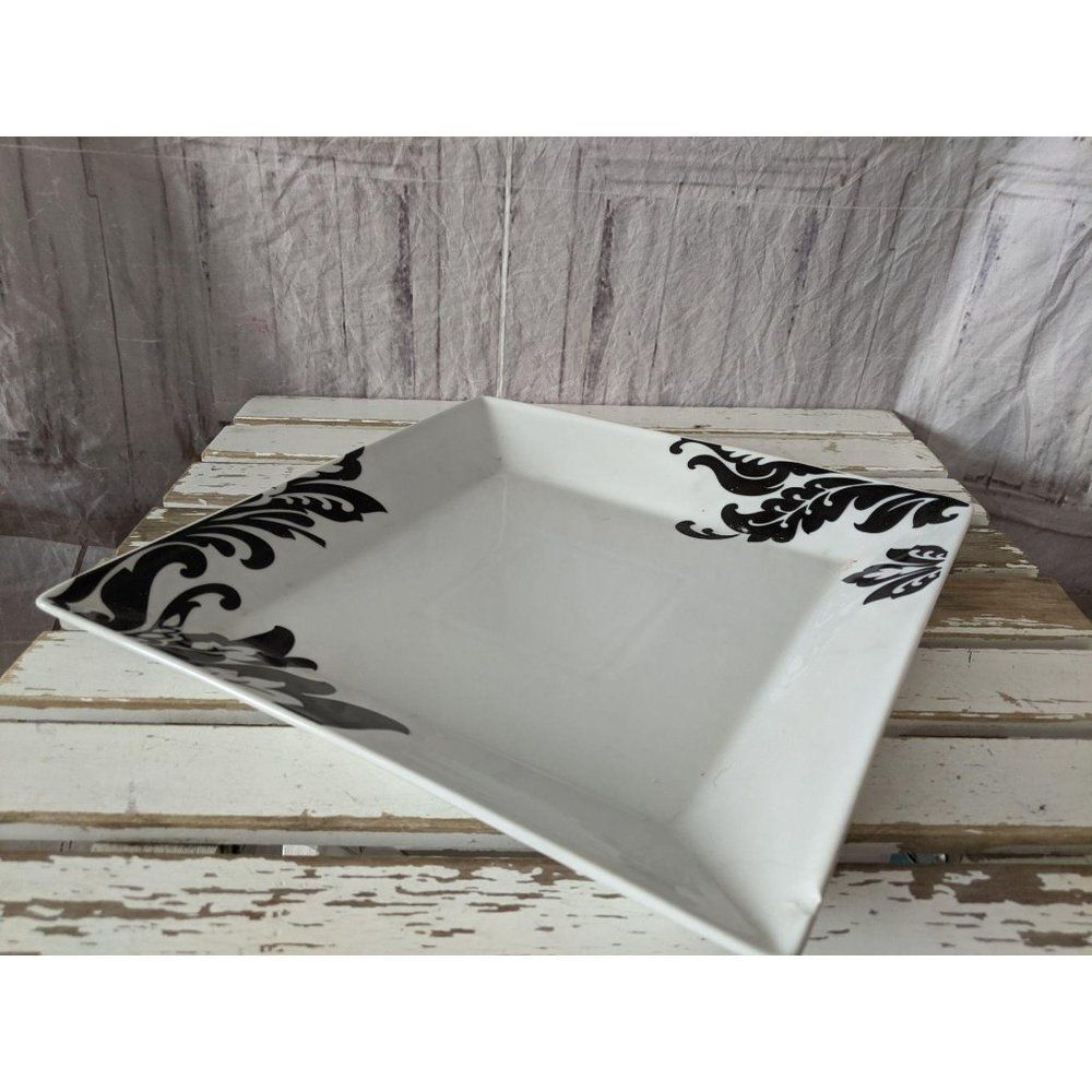 Celler large serving whiteware square plate‎